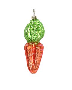 Gisela Graham Glass Carrot Bunch Decoration
